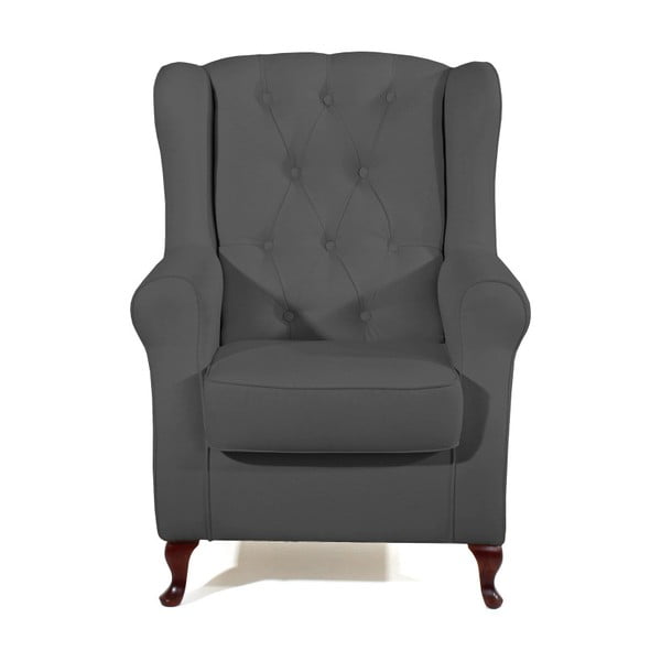 Lex antracit szürke füles fotel - Max Winzer-image-2