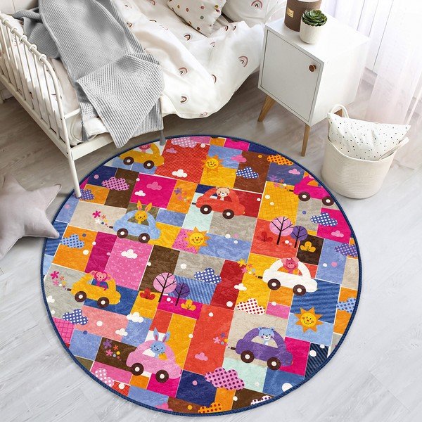 Gyerek szőnyeg ø 120 cm Comfort – Mila Home-image-4