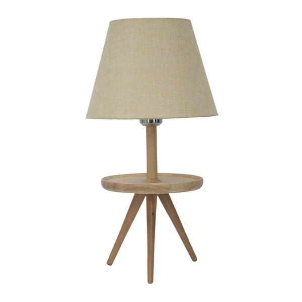 Tasche asztali lámpa tölgyfa konstrukcióval - Mauro Ferretti