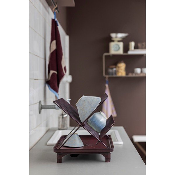 Borvörös kétszintes edényszárító 42x29 cm Dry-It – Mette Ditmer Denmark-image-1