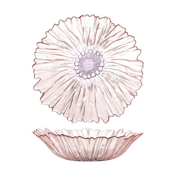 Világos rózsaszín üveg tál ø 31 cm Mariko – Bloomingville-image-4