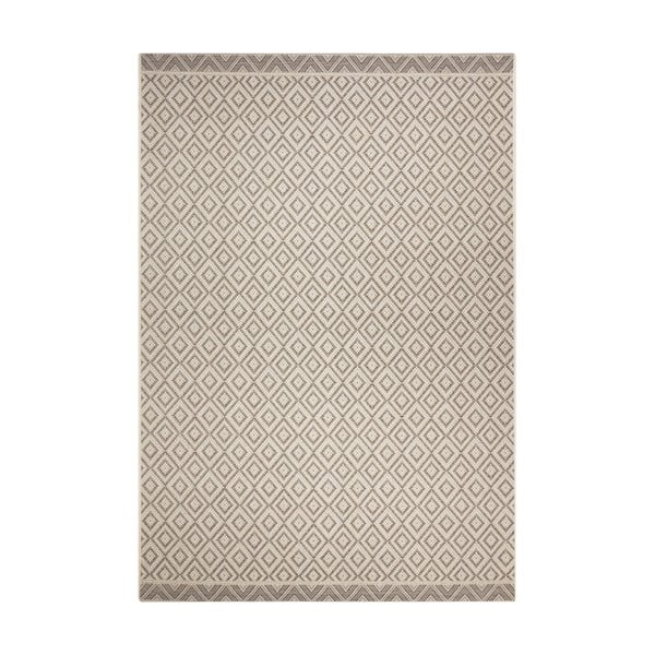 Porto bézs-szürke kültéri szőnyeg, 70x140 cm - Ragami