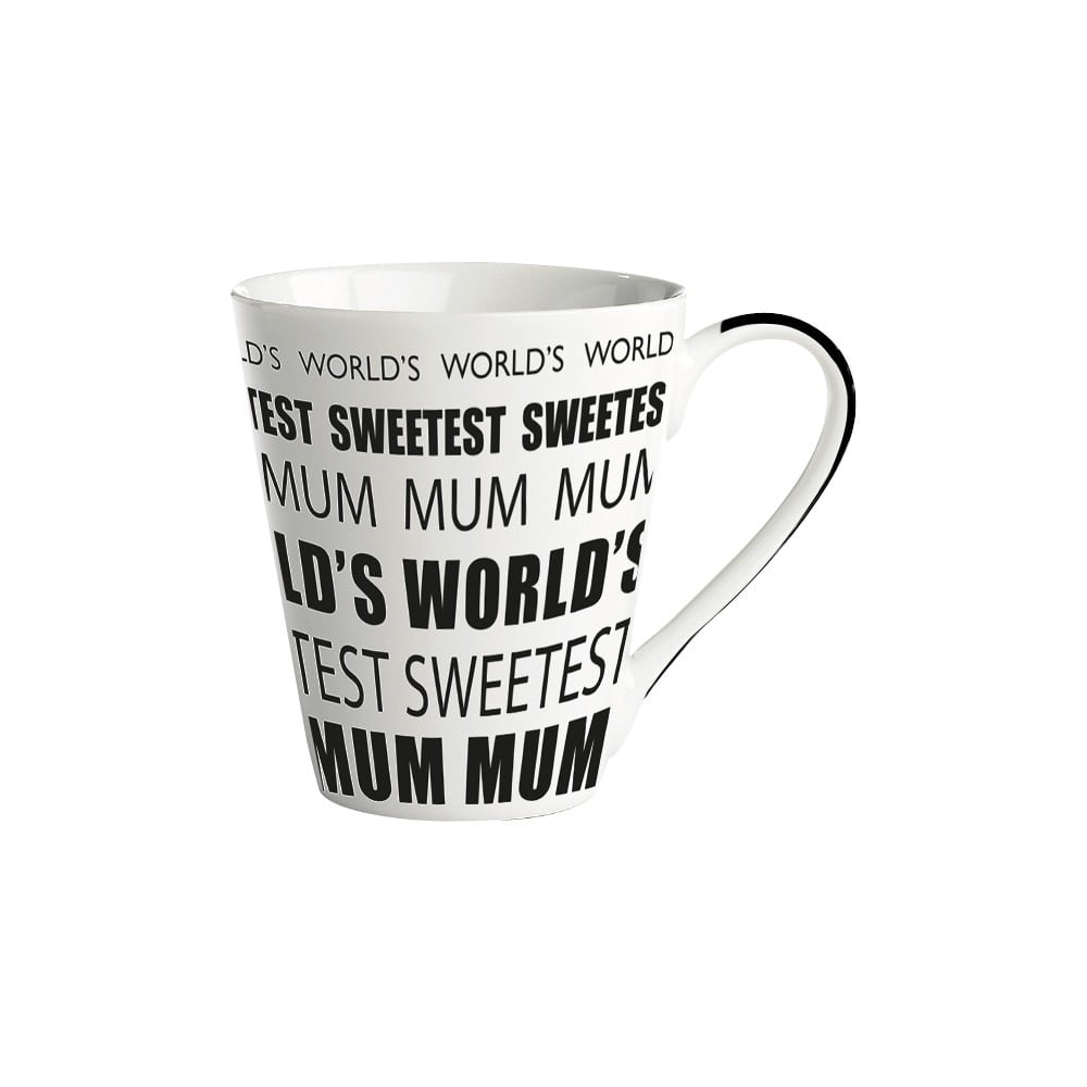 World’s Sweetest Mum porcelán bögre, 300 ml - KJ Collection