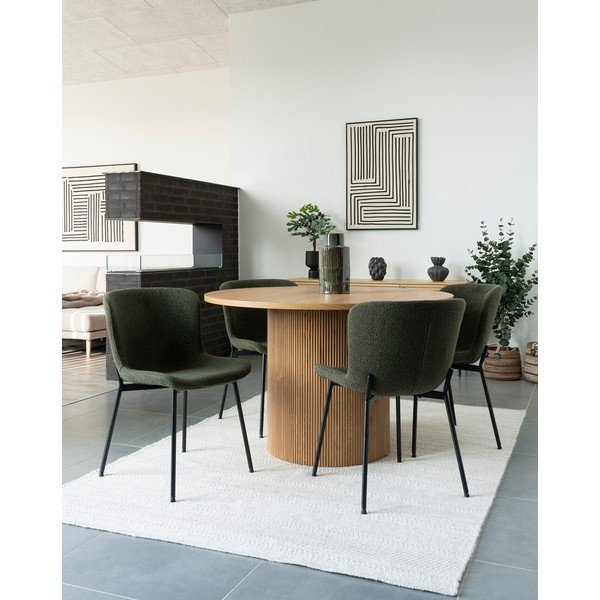 Sötétzöld étkezőszék szett 2 db-os Maceda – House Nordic-image-2