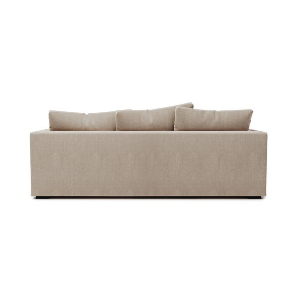 Krémszínű kordbársony kanapé 220 cm Comfy – Scandic-image-2
