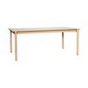 Tölgyfa étkezőasztal 107x190 cm Oblique – Hübsch
