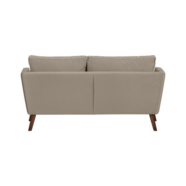 Elena sötétbézs háromszemélyes kanapé, fekvőfotellel a bal oldalon - Mazzini Sofas-image-2