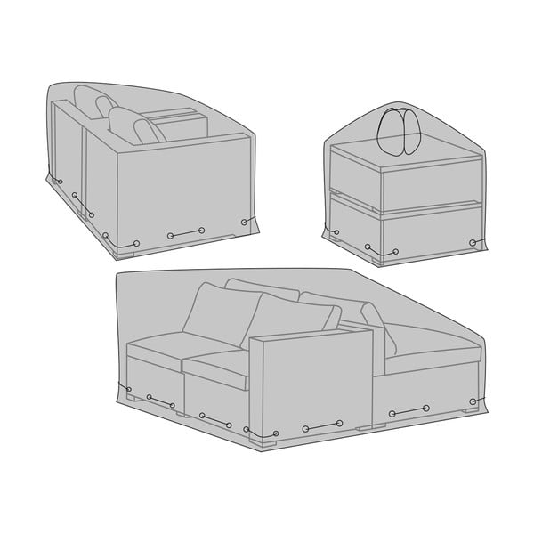 Kerti bútor védőhuzat szett 3 db-os – House Nordic-image-3