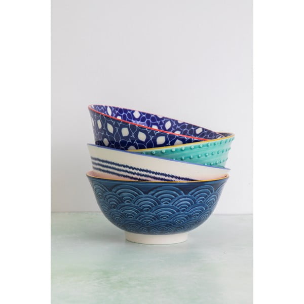 4 db-os kerámia tál készlet, ø 16,5 cm - Kitchen Craft-image-1