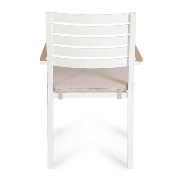 Fehér fém kerti szék szett 4 db-os Henna   – Bizzotto-image-4