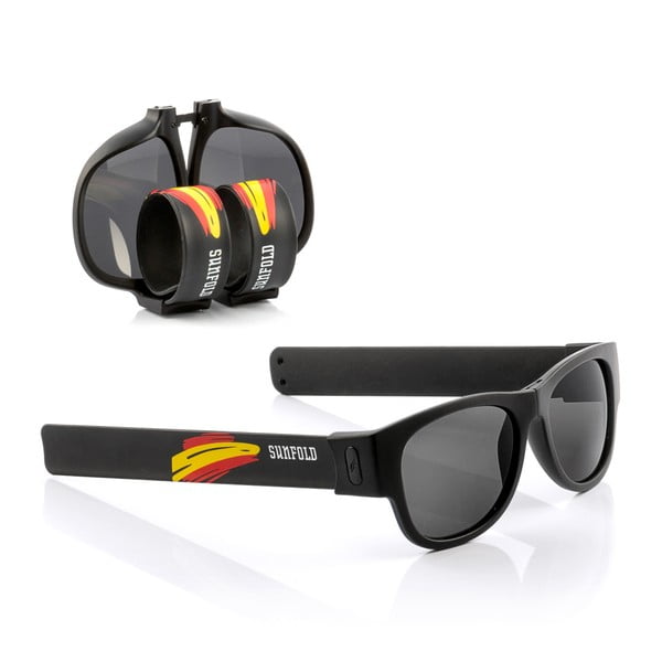 Sunfold Mondial Spain fekete összecsukható napszemüveg - InnovaGoods