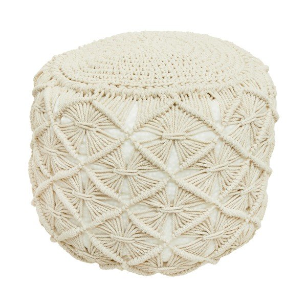 Natúr színű puff West Village – Premier Housewares-image-1