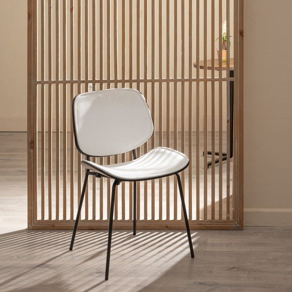 Fehér étkezőszék szett 2 db-os Elio – Ixia-image-1