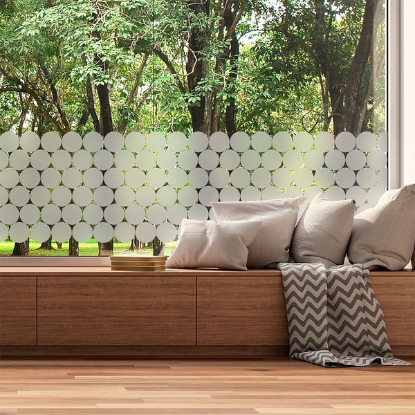 Matrica szett ablakra 50 db-os 10x10 cm Clackout Circle – Ambiance-image-1