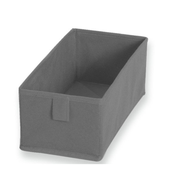 2 db szürke textil tárolódoboz, 28 x 13 cm - JOCCA-image-1