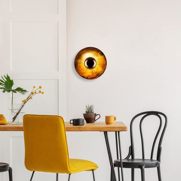 Rézszínű fali lámpa ø 28 cm Kurt – Opviq lights-image-1