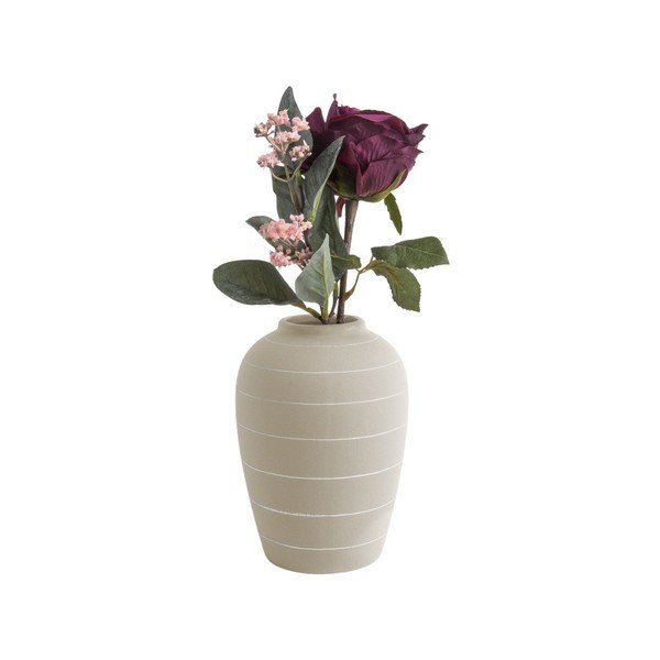 Terra fehér kerámiaváza, ⌀ 13 cm - PT LIVING-image-1