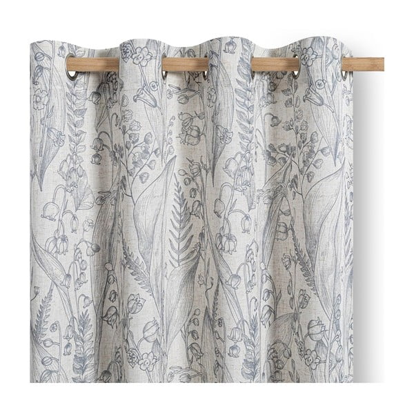Világosszürke függöny 135x250 cm Selvetia – Restilo