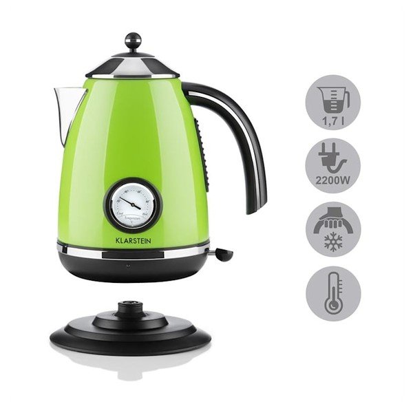 Aquavita Chalet zöld vízforraló - Klarstein-image-2