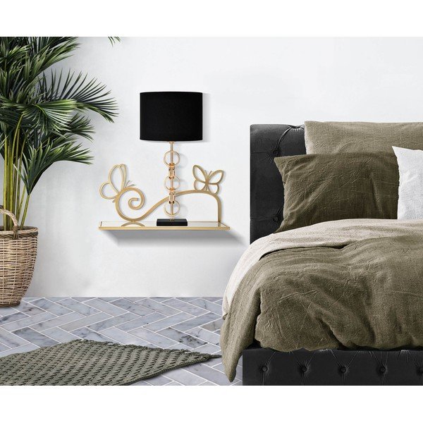 Aranyszínű éjjeliszekrény Butterfly – Mauro Ferretti-image-1