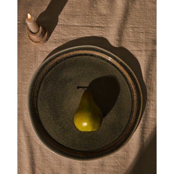 Szürke kerámia tányér ø 28 cm Coval – Kave Home-image-2