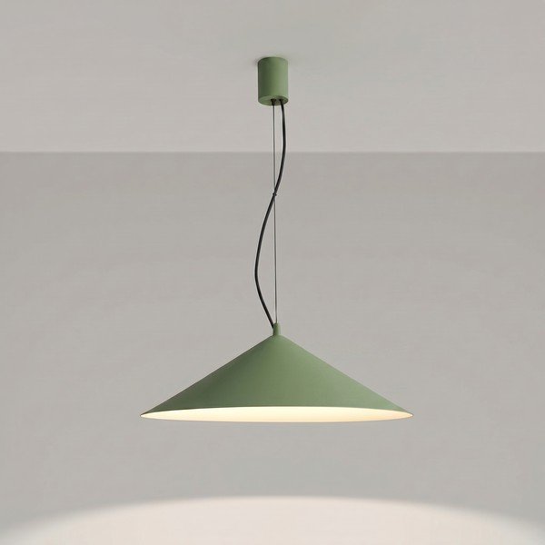 Khaki fém LED függőlámpa ø 50 cm FINT – Thoro-image-2
