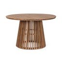 Akácfa kerek kerti étkezőasztal ø 120 cm Rodano – Bizzotto