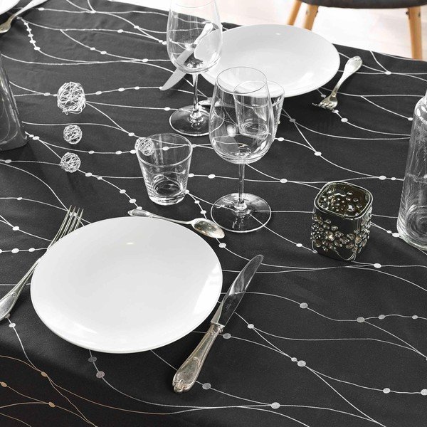 Mikroszálas asztalterítő 140x240 cm Firmament – douceur d'intérieur-image-1