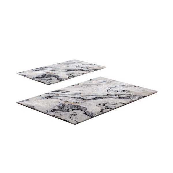 Szürkésbézs fürdőszobai kilépő szett 2 db-os 60x100 cm CT – Foutastic