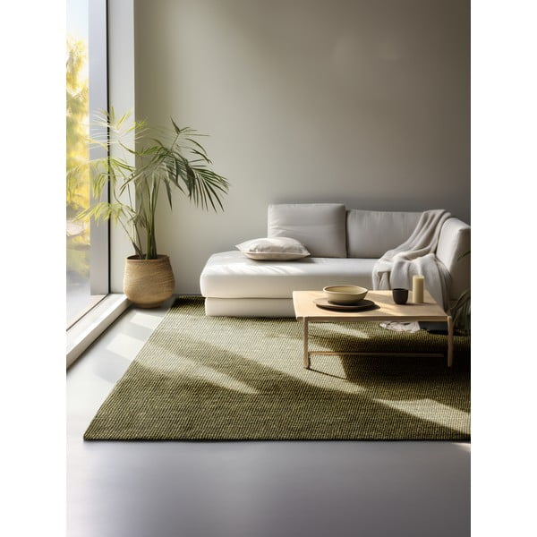 Khaki juta szőnyeg 80x150 cm Bouclé – Hanse Home-image-1