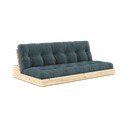 Kék kordbársony kinyitható kanapé 196 cm Base – Karup Design