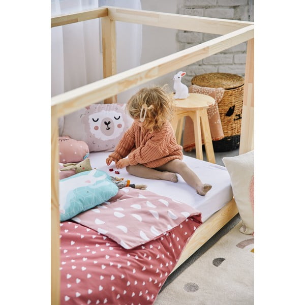 Egyszemélyes pamut gyerek ágyneműhuzat 140x200 cm Lama – Bonami Selection-image-3