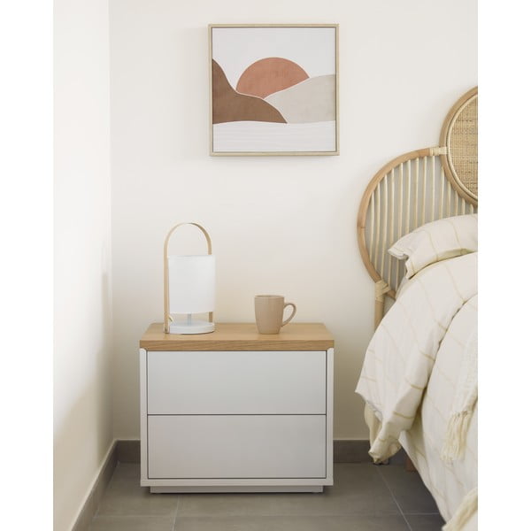 Nyla fehér párnabelső, 70 x 40 cm - Kave Home-image-1