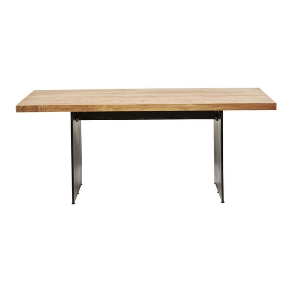 Madison étkezőasztal akácfa asztallappal, 180 x 90 cm - Kare Design