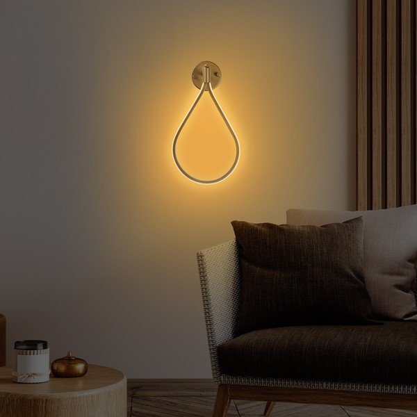 Aranyszínű LED fali lámpa Damla – Opviq lights-image-3