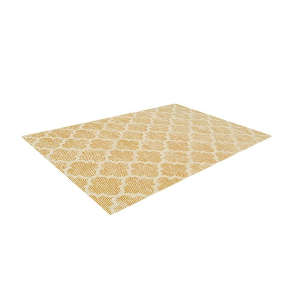 Diamond kézzel készített sárga szőnyeg, 183 x 122 cm - Bakero-image-1