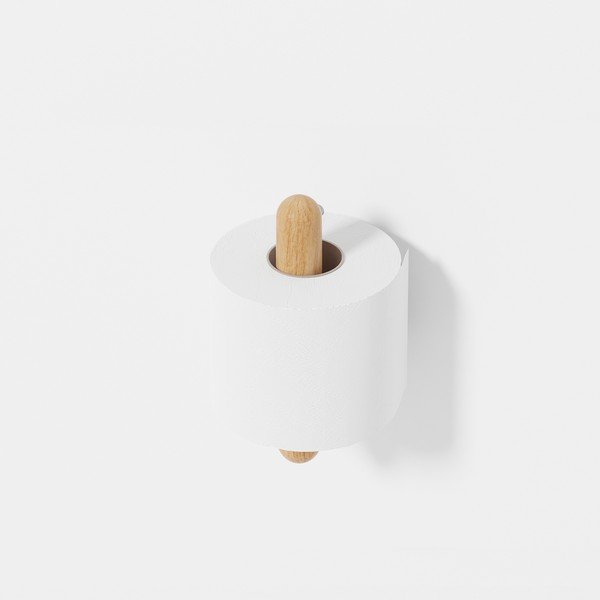 Yoku tölgyfa fali wc-papír tartó - Wireworks-image-3