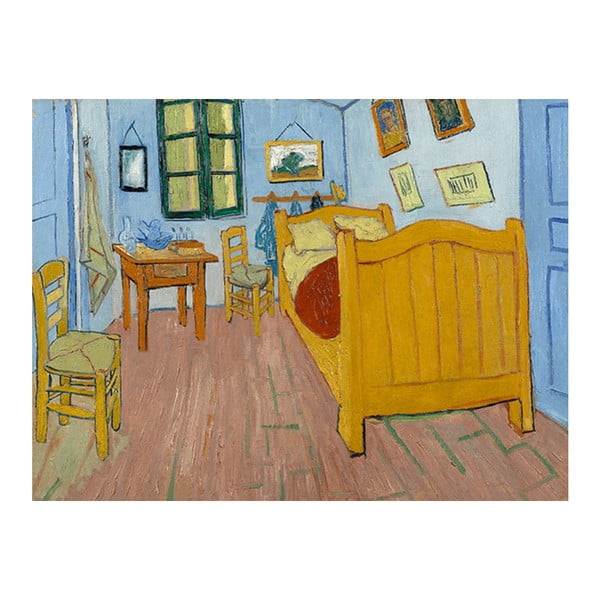 Vincent van Gogh - The Bedroom festményének másolata, 40 x 30 cm