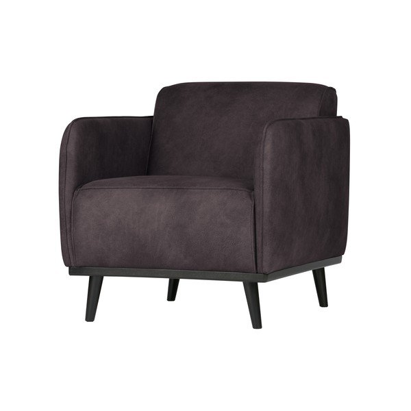 Statement szürke műbőr fotel - BePureHome-image-2