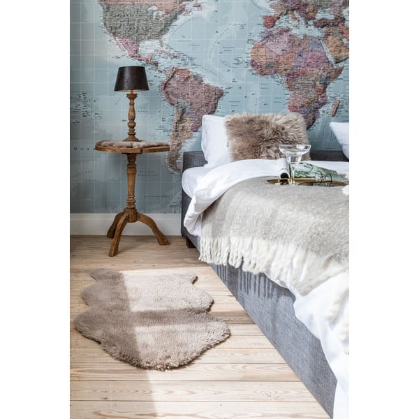 Sheepskin bézs műszőrme szőnyeg, 80 x 150 cm - Tiseco Home Studio-image-1