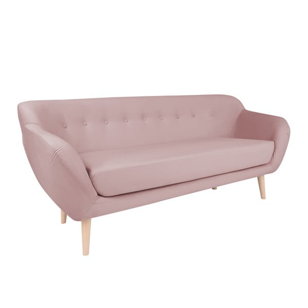 Eleven pelikán rózsaszín kanapé, 3 személyes - BSL Concept