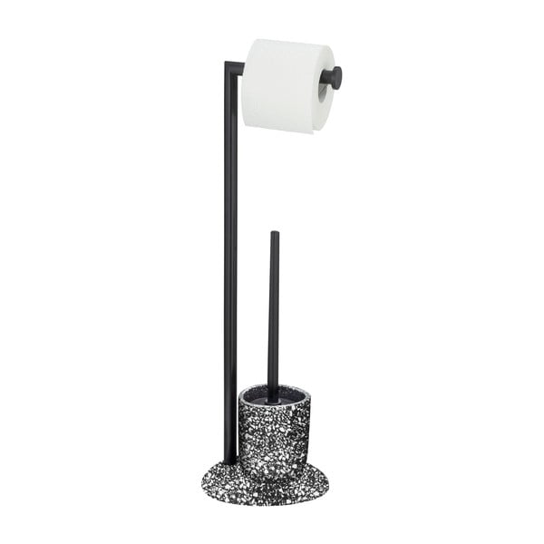 Terrazzo fekete WC-szett - Wenko-image-1