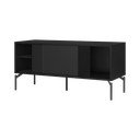 Fekete TV-állvány 116x55x42 cm Met Mini – noo.ma