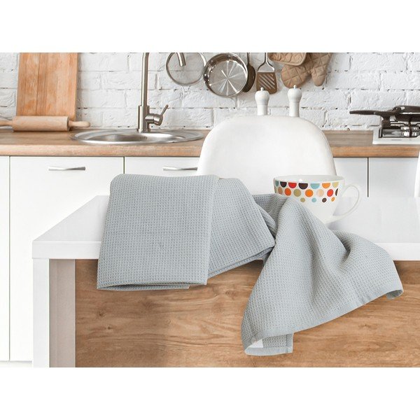 Pamut konyharuha szett 3 db-os 40x60 cm Wafle – B.E.S.-image-2