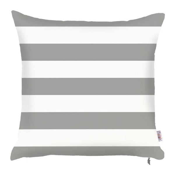 Stripes szürke párnahuzat, 43 x 43 cm - Mike & Co. NEW YORK