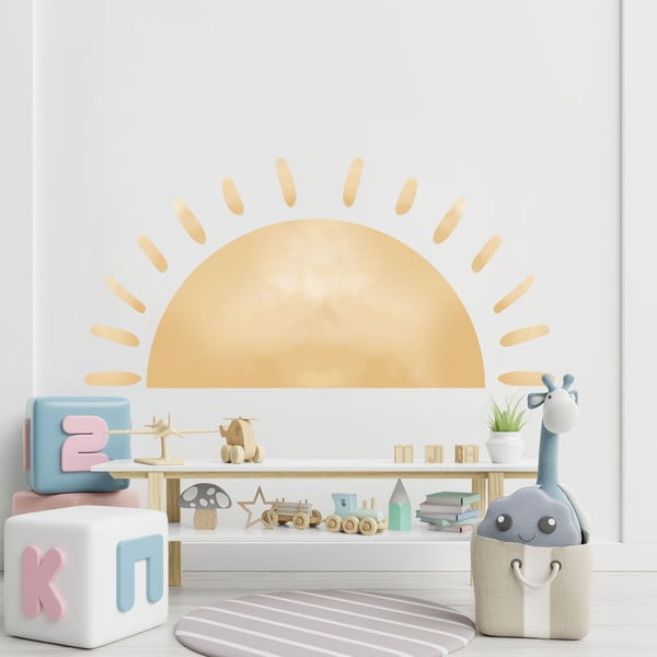 Gyerek falmatrica 155x75 cm Watercolor Sun – Ambiance