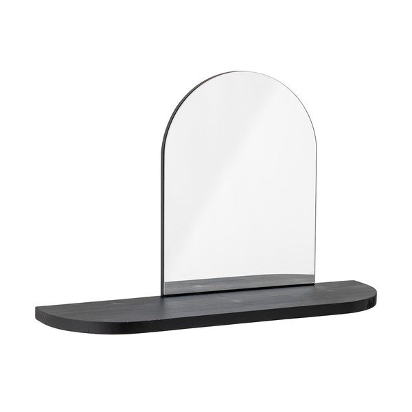 Fali tükör polccal, tömörfa kerettel 72x48 cm Annlie – Bloomingville-image-1