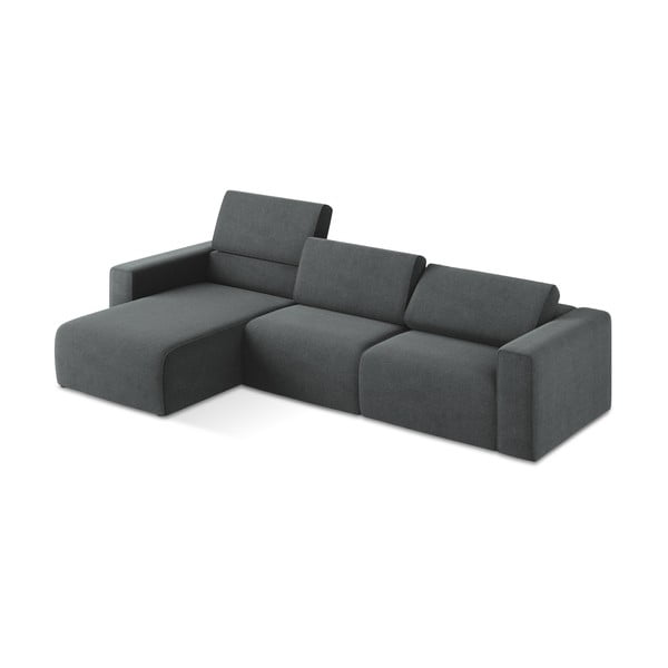 Szürke moduláris sarokkanapé (bal oldali) Kalea – Makamii-image-1