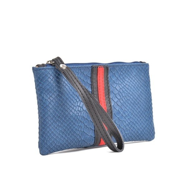 Studo kék bőr alkalmi táska - Mangotti Bags-image-4