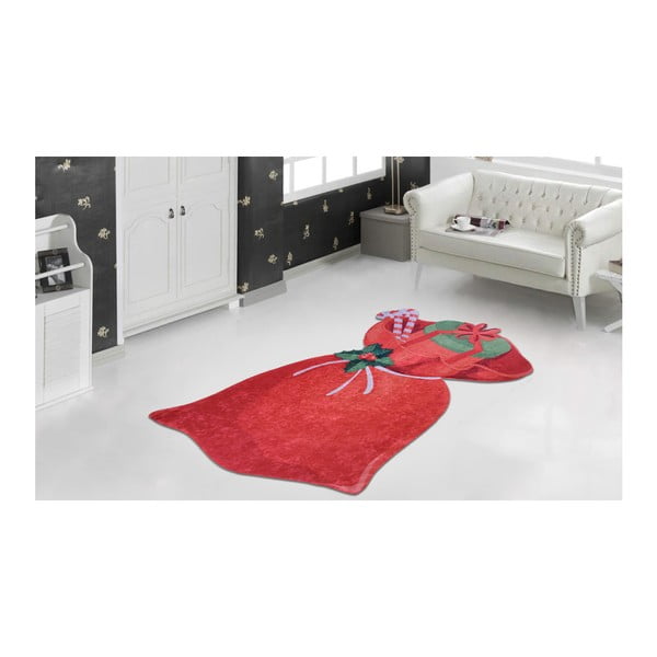 Christmas Bag piros szőnyeg, 80 x 150 cm - Vitaus
